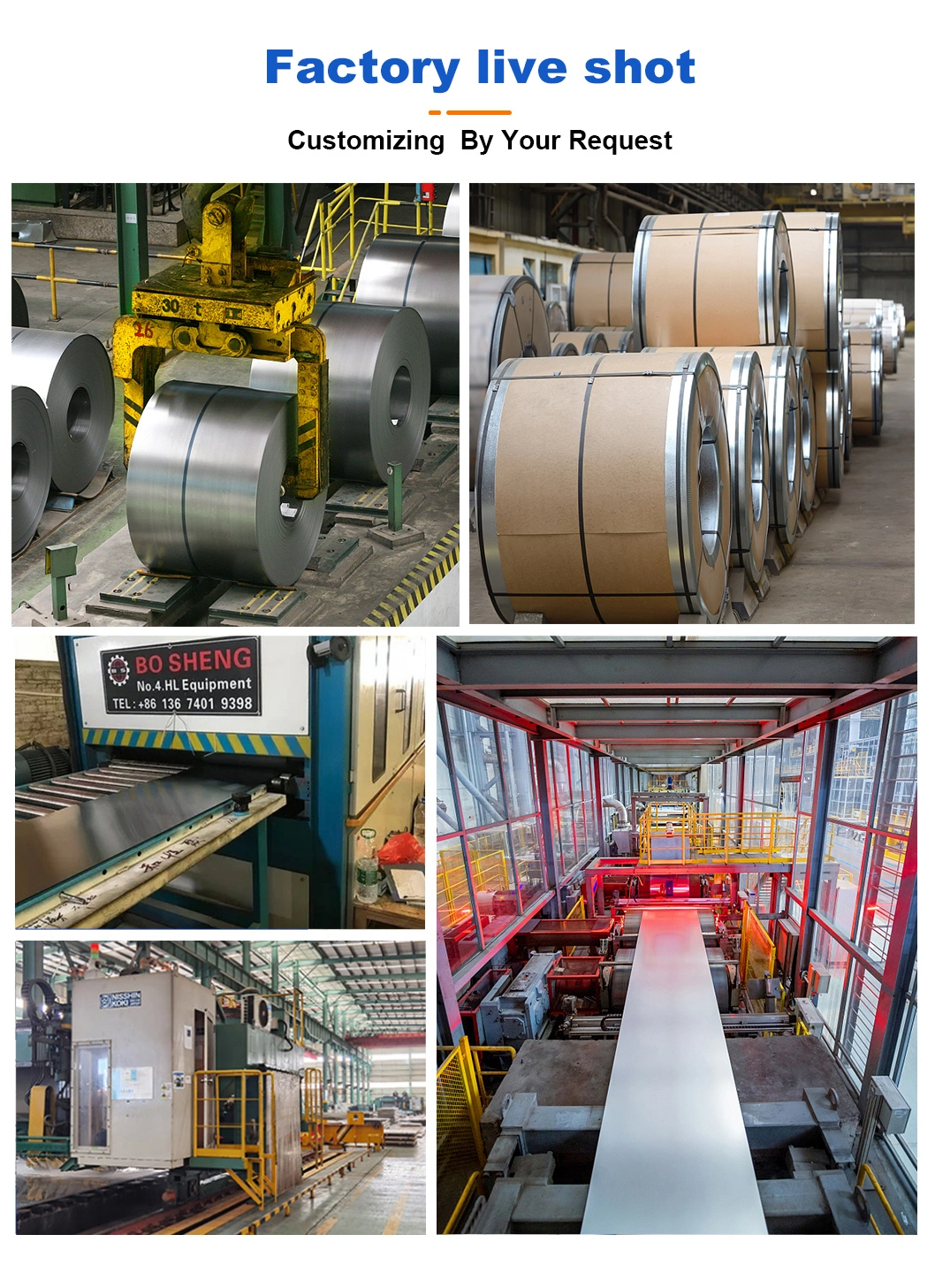 Cold Rolled/Hot Rolled 0.1mm-4mm AISI SUS 201 304 316L 310S 409L 420 904 Stainless Steel Galvanized/Carbon/Alzinc/Steel Coil 2b/Ba/8K Building Materials Metal